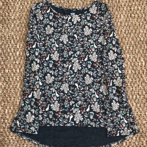 3 Old Navy Girls 10 12 Purple, Gray, Floral - Picture 3 of 4